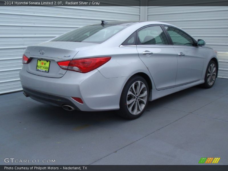 Radiant Silver / Gray 2014 Hyundai Sonata Limited 2.0T