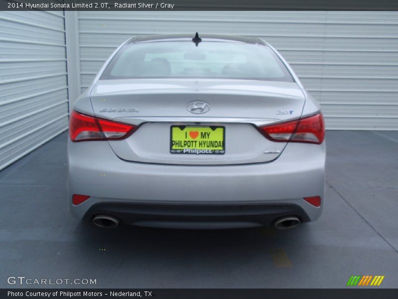 Radiant Silver / Gray 2014 Hyundai Sonata Limited 2.0T