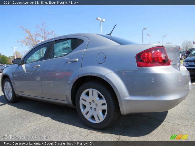 Billet Silver Metallic / Black 2014 Dodge Avenger SE