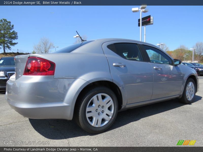 Billet Silver Metallic / Black 2014 Dodge Avenger SE
