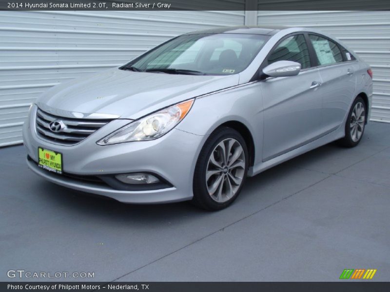 Radiant Silver / Gray 2014 Hyundai Sonata Limited 2.0T