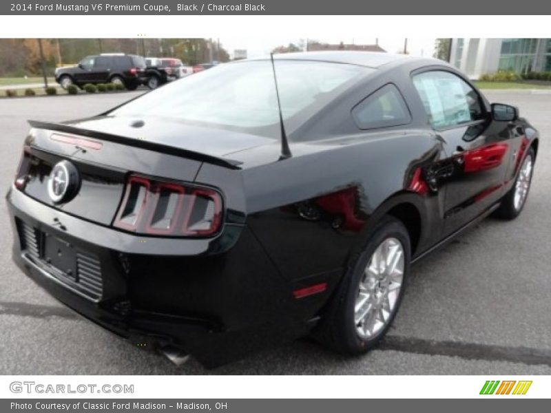 Black / Charcoal Black 2014 Ford Mustang V6 Premium Coupe