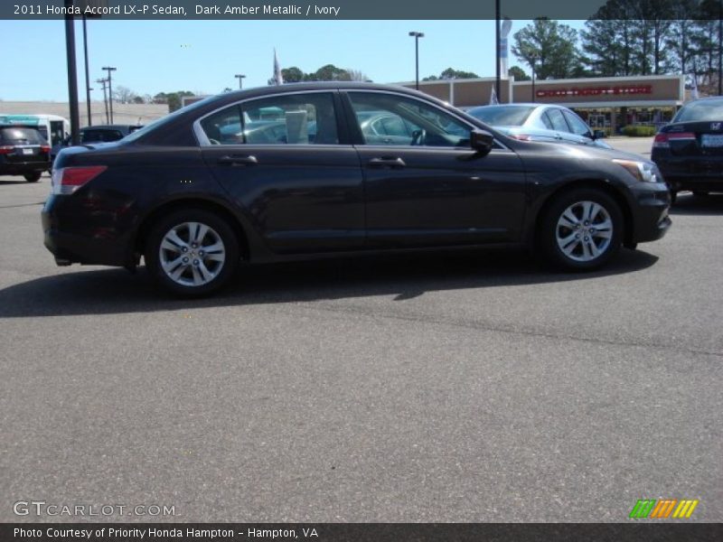 Dark Amber Metallic / Ivory 2011 Honda Accord LX-P Sedan