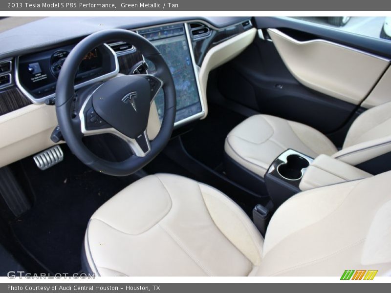  2013 Model S P85 Performance Tan Interior