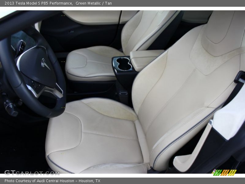 Front Seat of 2013 Model S P85 Performance