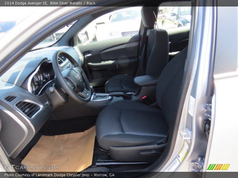 Billet Silver Metallic / Black 2014 Dodge Avenger SE