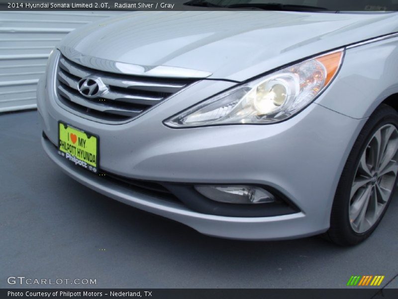 Radiant Silver / Gray 2014 Hyundai Sonata Limited 2.0T