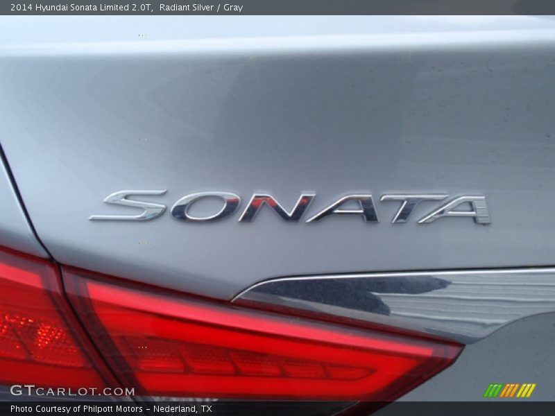 Radiant Silver / Gray 2014 Hyundai Sonata Limited 2.0T