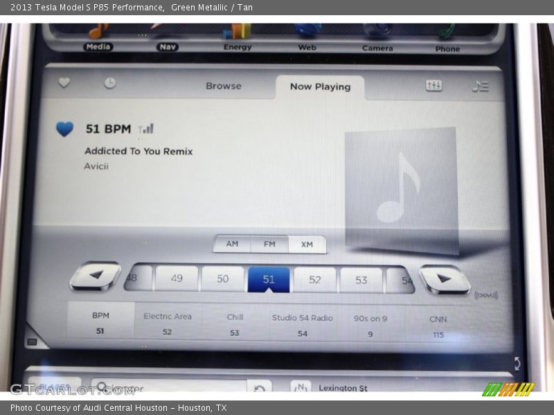 Audio System of 2013 Model S P85 Performance