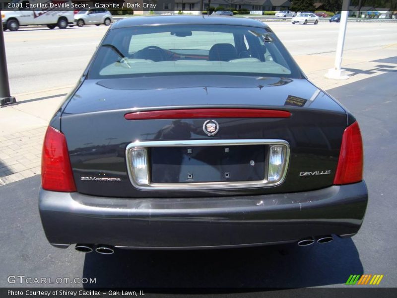 Graphite / Dark Gray 2001 Cadillac DeVille Sedan