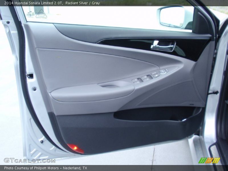 Radiant Silver / Gray 2014 Hyundai Sonata Limited 2.0T