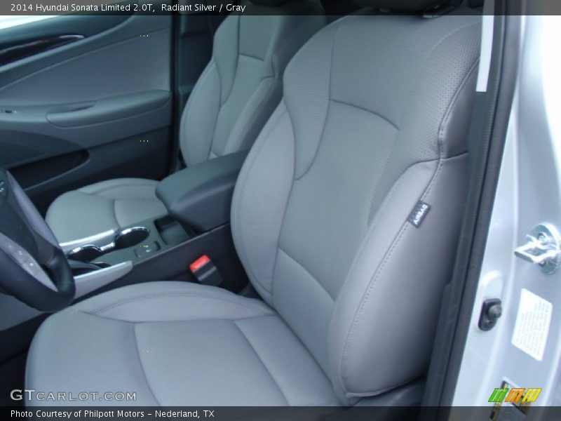 Radiant Silver / Gray 2014 Hyundai Sonata Limited 2.0T