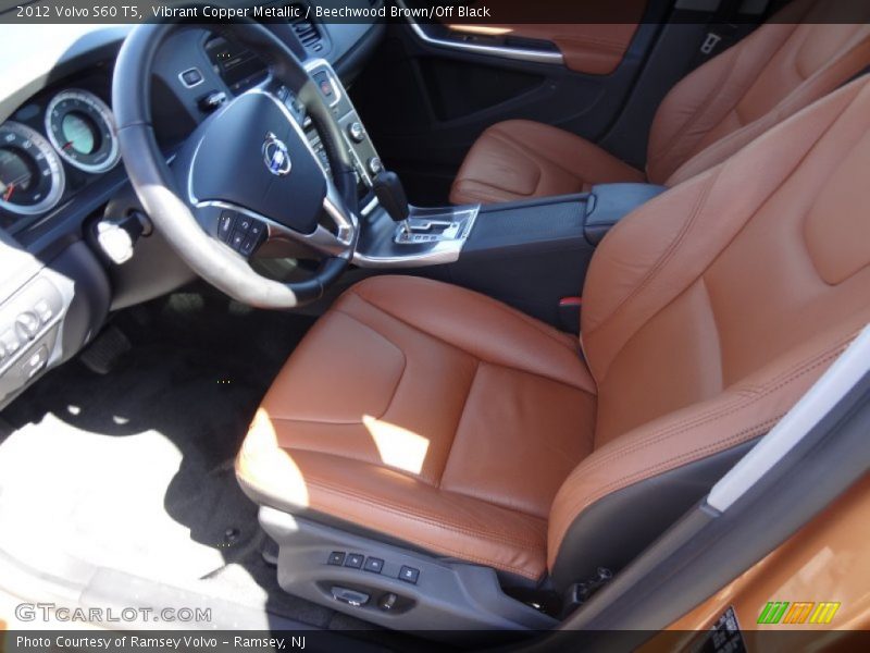 Vibrant Copper Metallic / Beechwood Brown/Off Black 2012 Volvo S60 T5