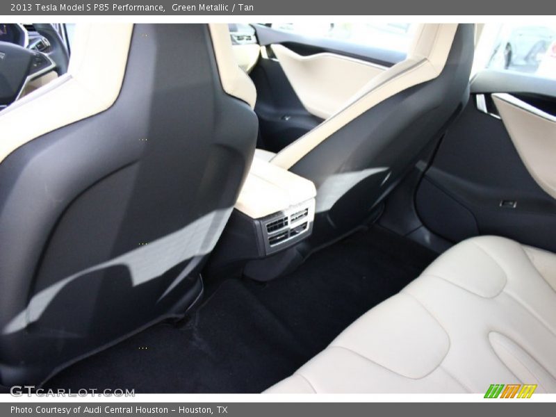 Rear Seat of 2013 Model S P85 Performance