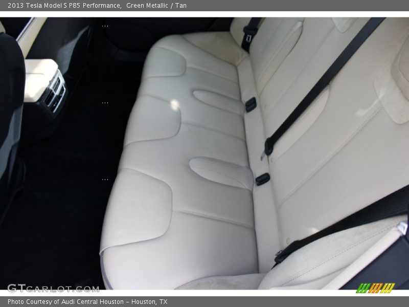 Rear Seat of 2013 Model S P85 Performance