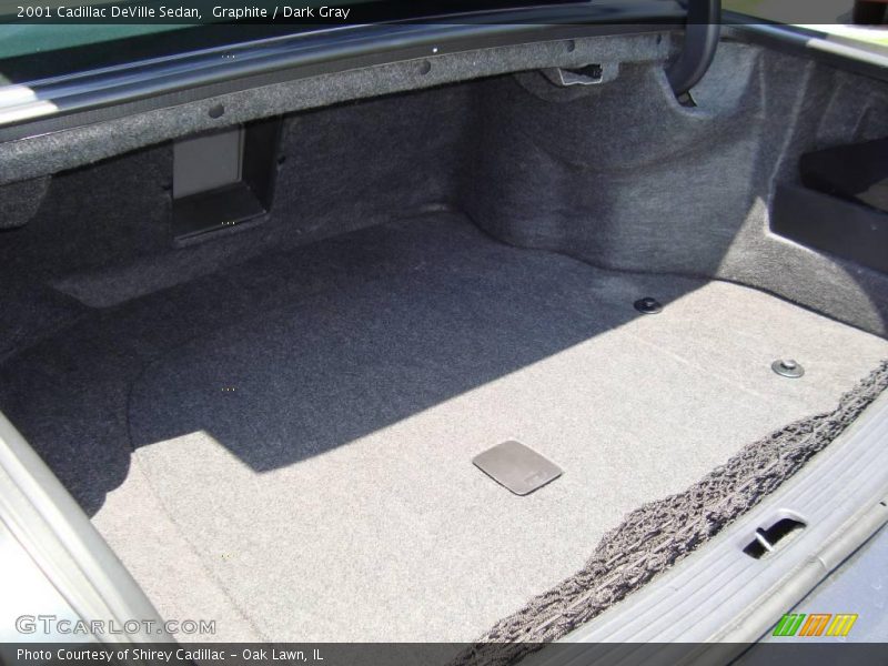 Graphite / Dark Gray 2001 Cadillac DeVille Sedan