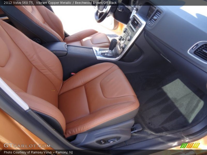 Vibrant Copper Metallic / Beechwood Brown/Off Black 2012 Volvo S60 T5