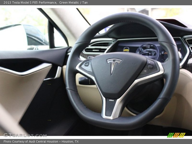  2013 Model S P85 Performance Steering Wheel