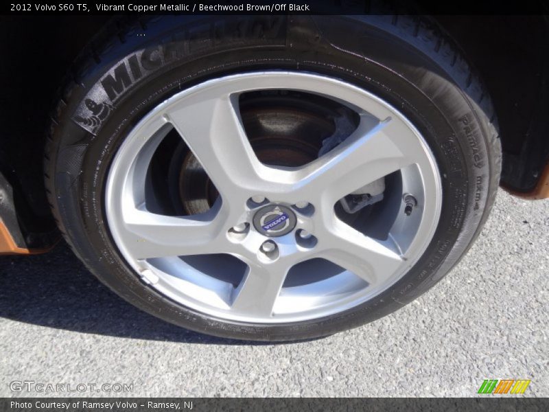 Vibrant Copper Metallic / Beechwood Brown/Off Black 2012 Volvo S60 T5