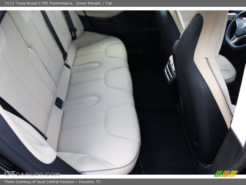 Rear Seat of 2013 Model S P85 Performance
