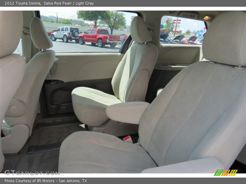 Salsa Red Pearl / Light Gray 2012 Toyota Sienna