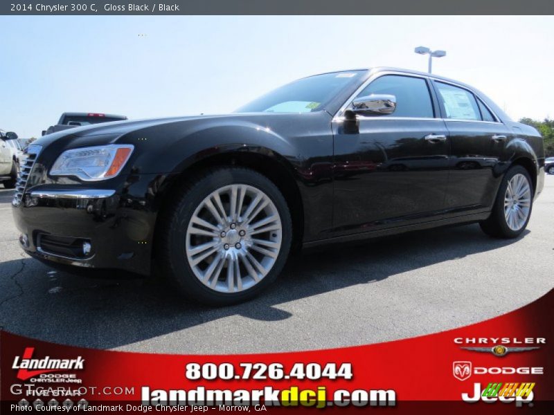 Gloss Black / Black 2014 Chrysler 300 C