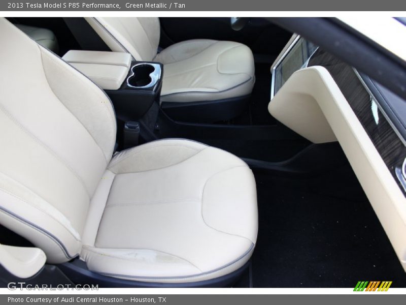 Front Seat of 2013 Model S P85 Performance