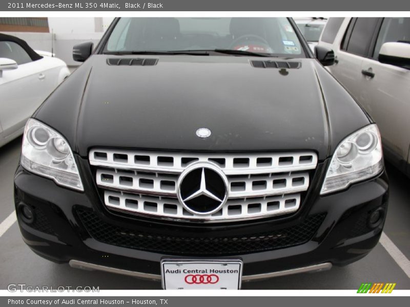 Black / Black 2011 Mercedes-Benz ML 350 4Matic