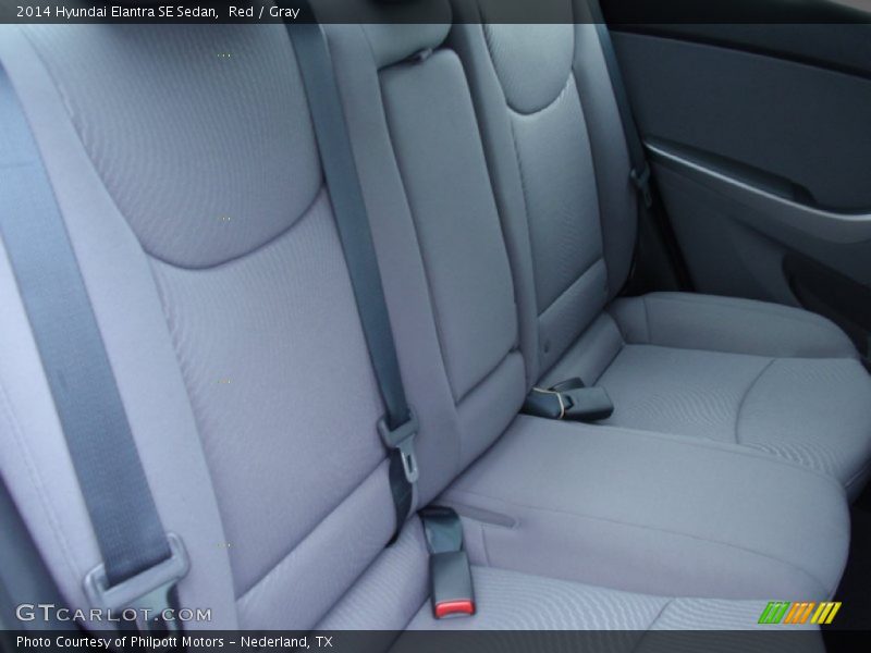 Red / Gray 2014 Hyundai Elantra SE Sedan