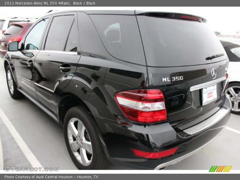 Black / Black 2011 Mercedes-Benz ML 350 4Matic