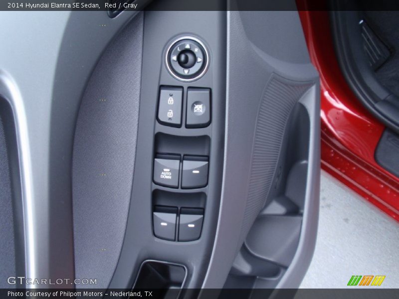 Red / Gray 2014 Hyundai Elantra SE Sedan