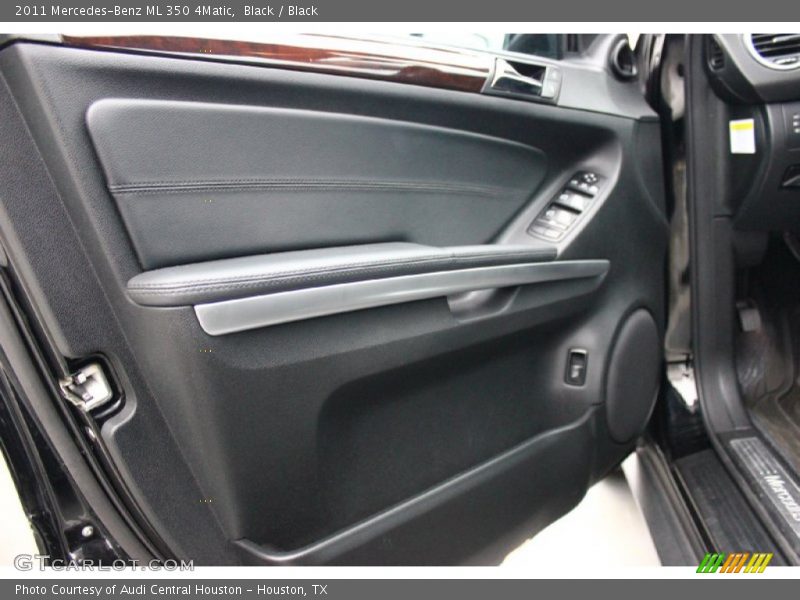 Black / Black 2011 Mercedes-Benz ML 350 4Matic
