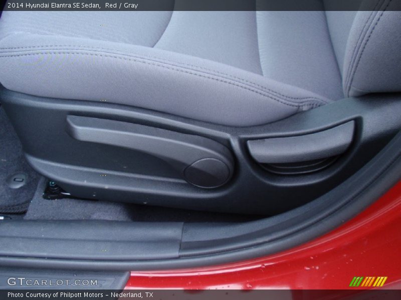 Red / Gray 2014 Hyundai Elantra SE Sedan