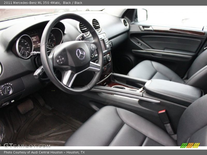 Black / Black 2011 Mercedes-Benz ML 350 4Matic