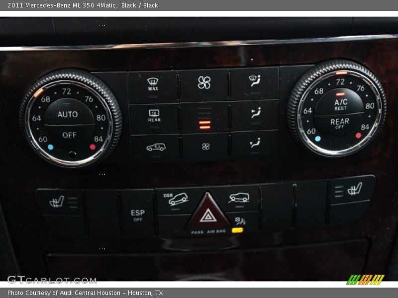 Black / Black 2011 Mercedes-Benz ML 350 4Matic