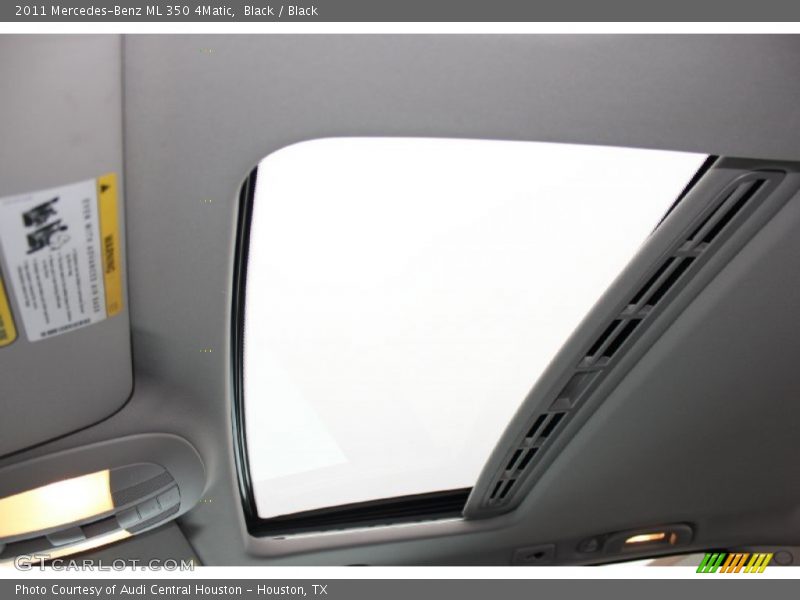 Black / Black 2011 Mercedes-Benz ML 350 4Matic