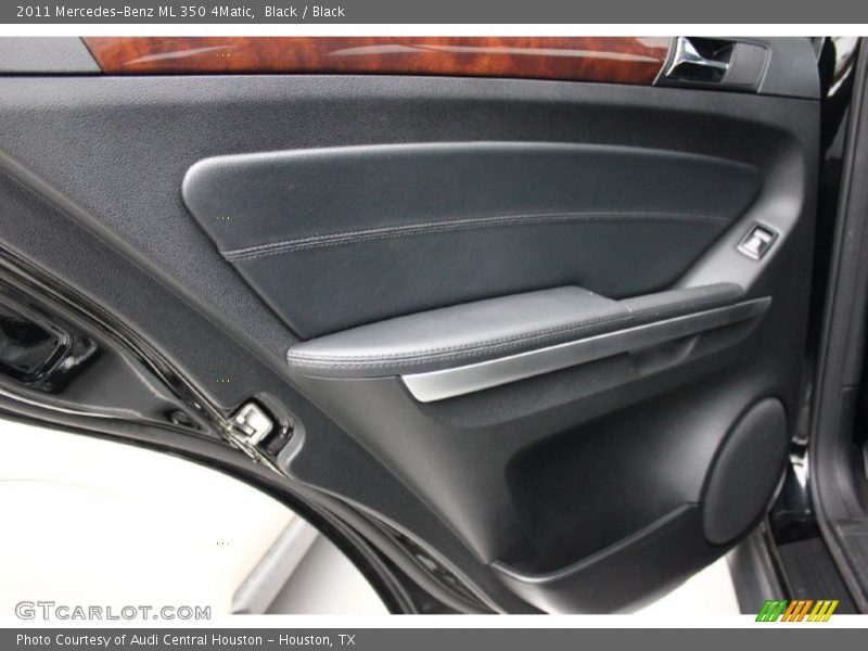Black / Black 2011 Mercedes-Benz ML 350 4Matic