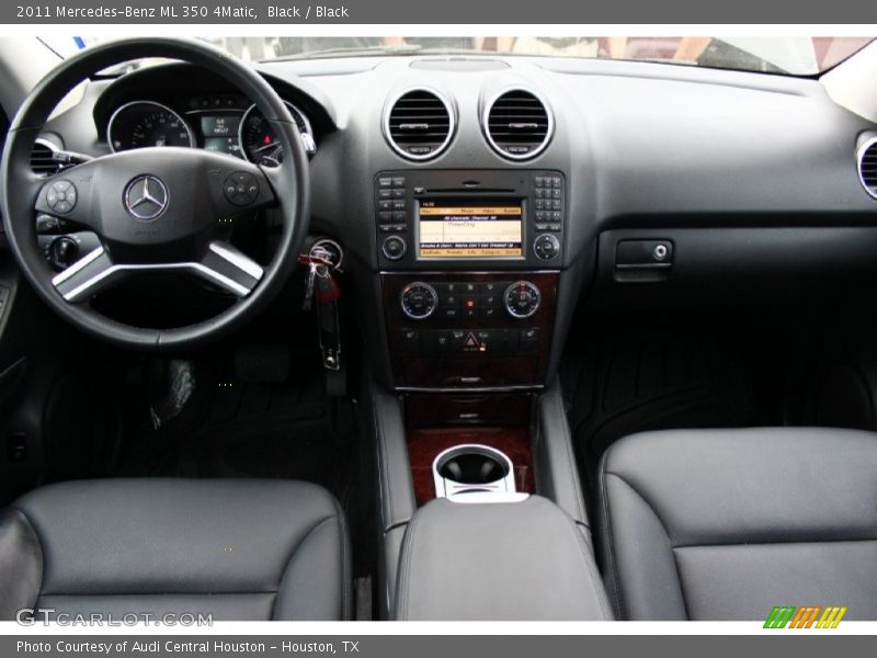 Black / Black 2011 Mercedes-Benz ML 350 4Matic
