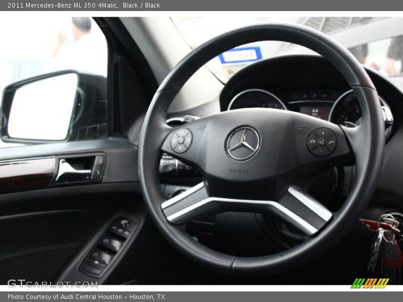 Black / Black 2011 Mercedes-Benz ML 350 4Matic
