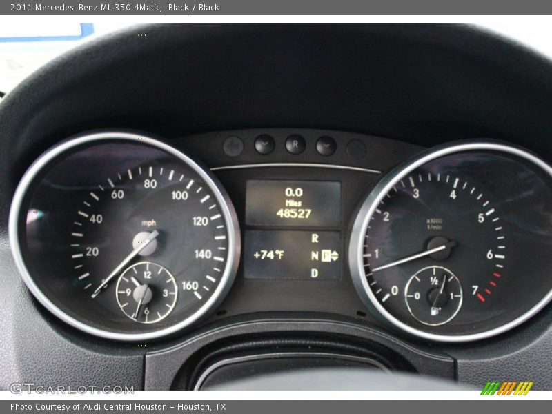 Black / Black 2011 Mercedes-Benz ML 350 4Matic