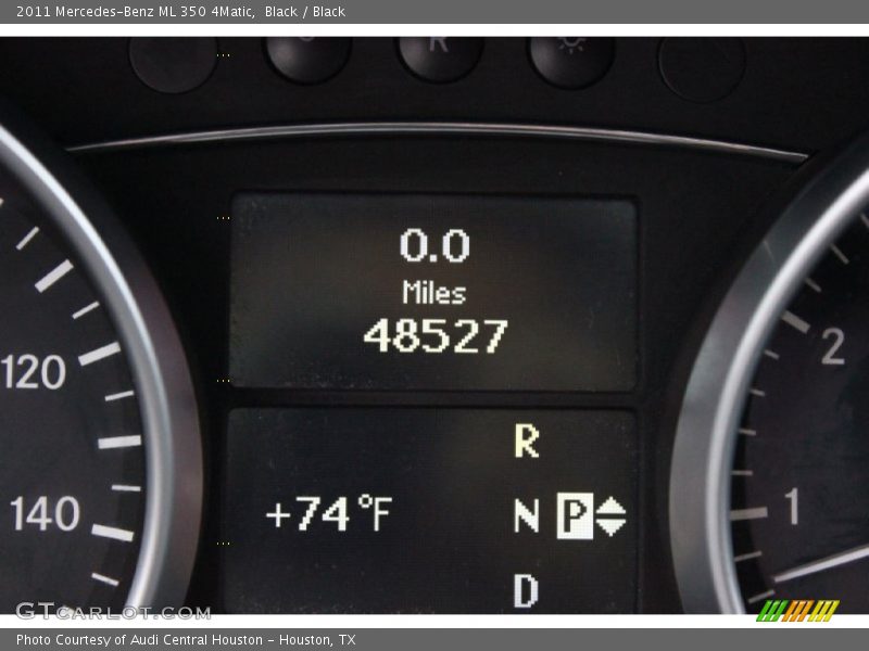 Black / Black 2011 Mercedes-Benz ML 350 4Matic