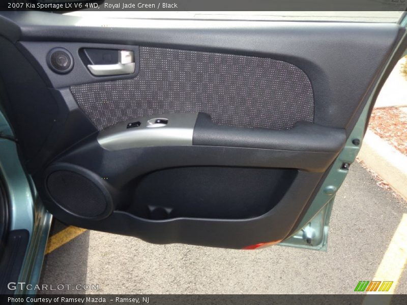 Royal Jade Green / Black 2007 Kia Sportage LX V6 4WD