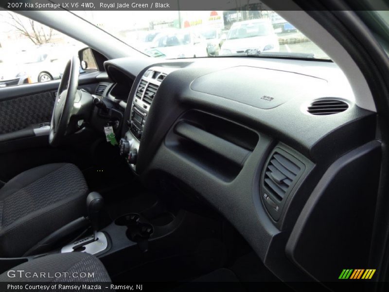Royal Jade Green / Black 2007 Kia Sportage LX V6 4WD