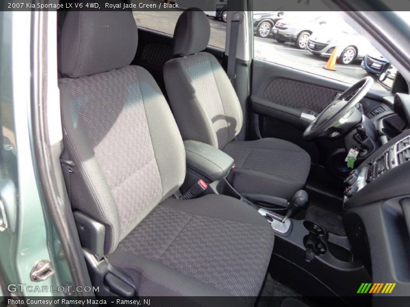 Royal Jade Green / Black 2007 Kia Sportage LX V6 4WD