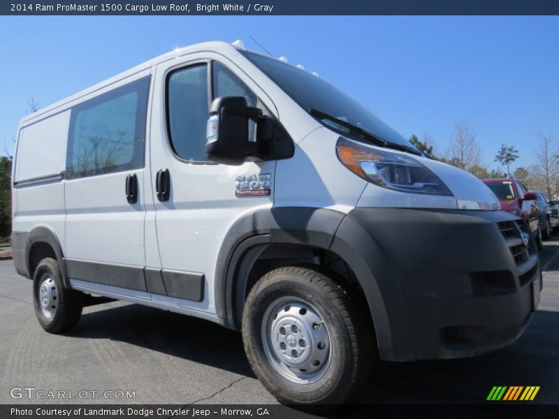 Bright White / Gray 2014 Ram ProMaster 1500 Cargo Low Roof