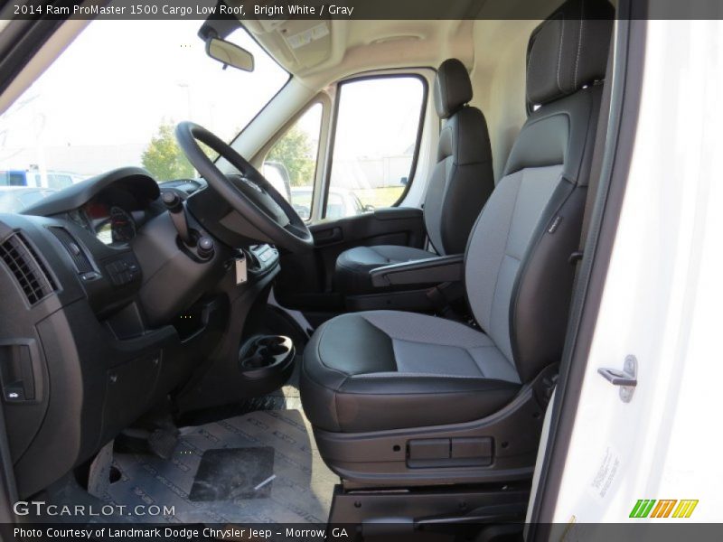 Bright White / Gray 2014 Ram ProMaster 1500 Cargo Low Roof