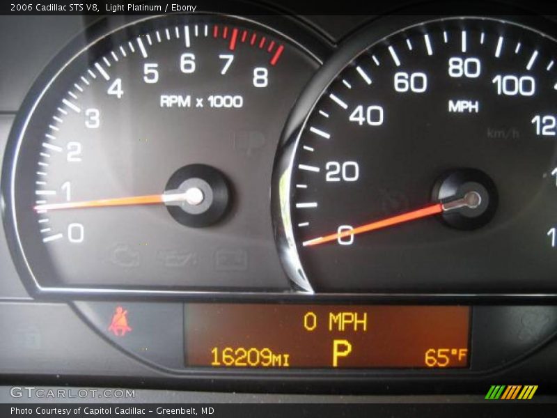 Light Platinum / Ebony 2006 Cadillac STS V8