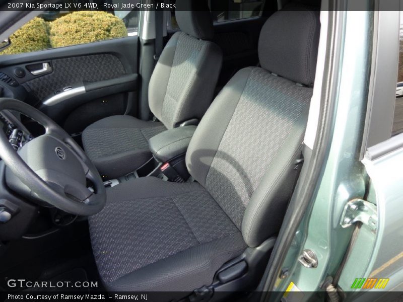 Royal Jade Green / Black 2007 Kia Sportage LX V6 4WD