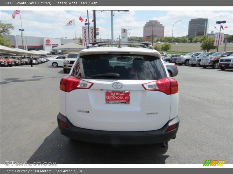 Blizzard White Pearl / Ash 2013 Toyota RAV4 Limited