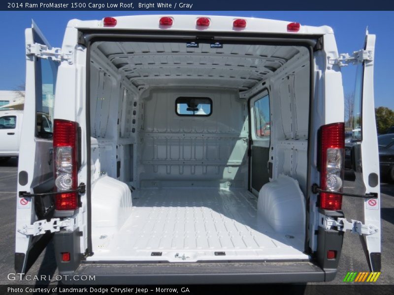 Bright White / Gray 2014 Ram ProMaster 1500 Cargo Low Roof